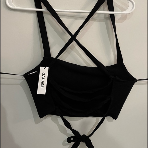 Black tie up top (GARAGE) - Picture 2 of 2